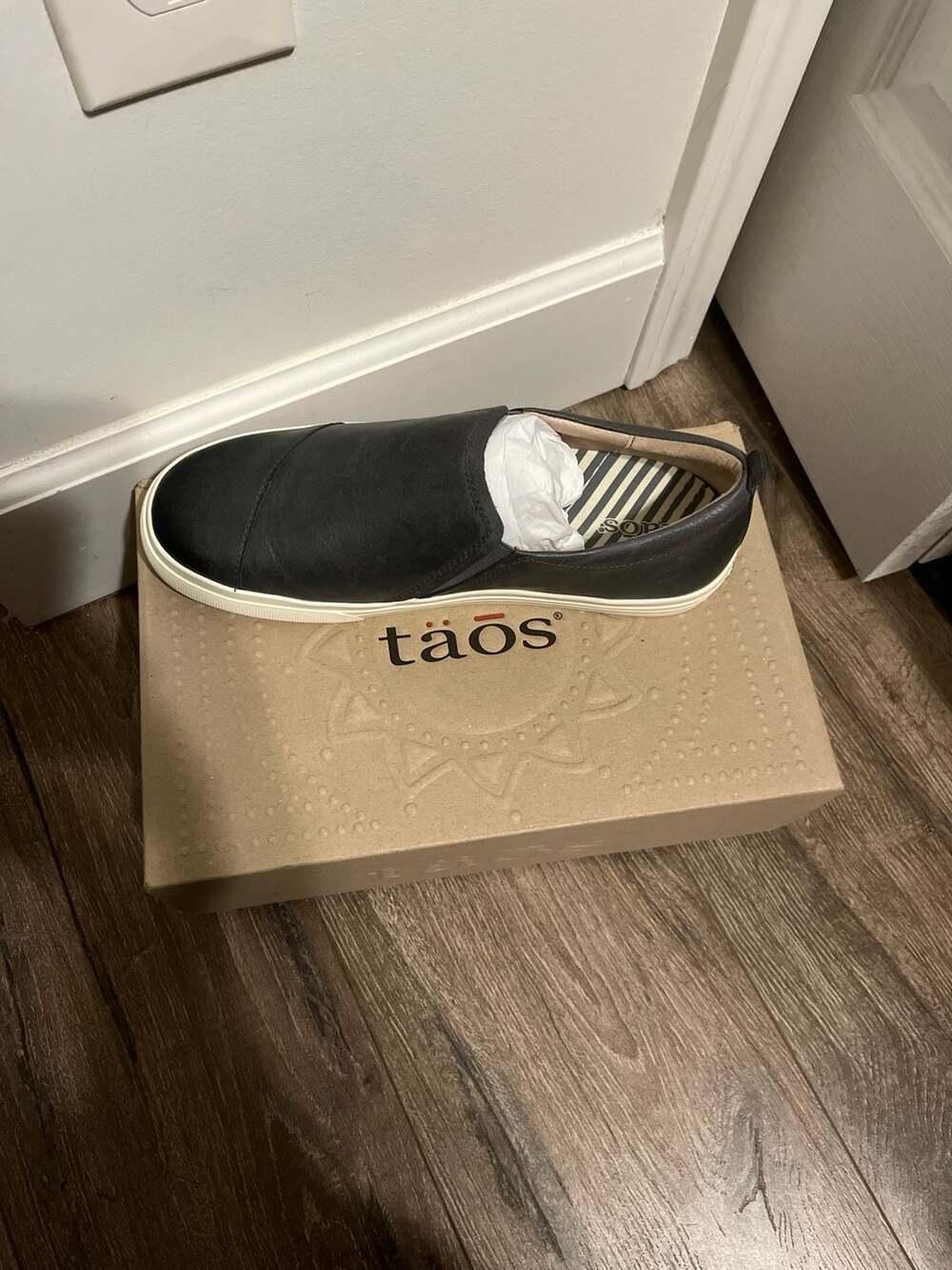 Taos Twin Gore Lux Steel color Leather Slip-On Sneakers